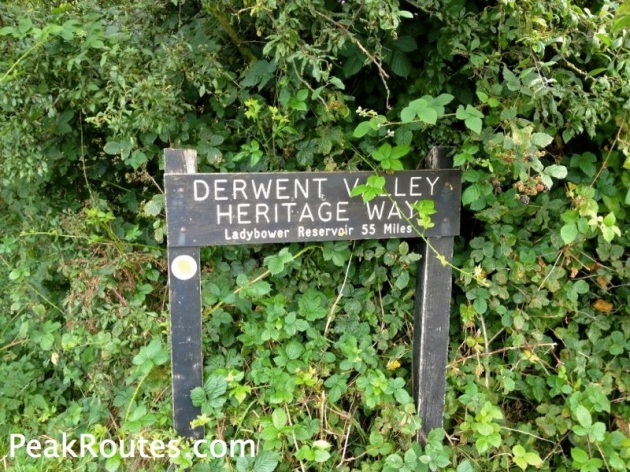 Derwent Valley Heritage Way - Derwent Mouth Sign