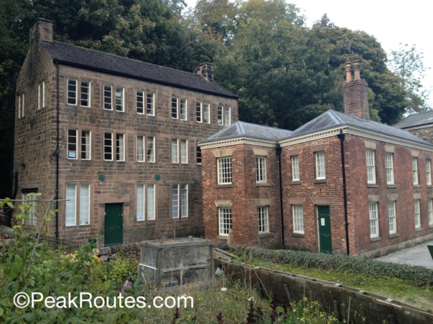 Cromford Mill Buildings from Mill Lane